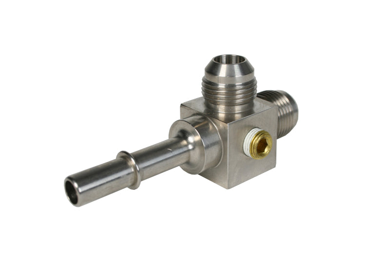 Aeromotive 3/8 Male Quick Connect Tee Fitting Fittings Aeromotive