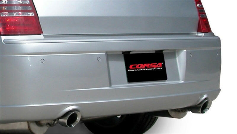 Corsa 2005-2010 Dodge Charger No Towing Hitch R/T 5.7L V8 Polished Xtreme Cat-Back Exhaust Catback CORSA Performance