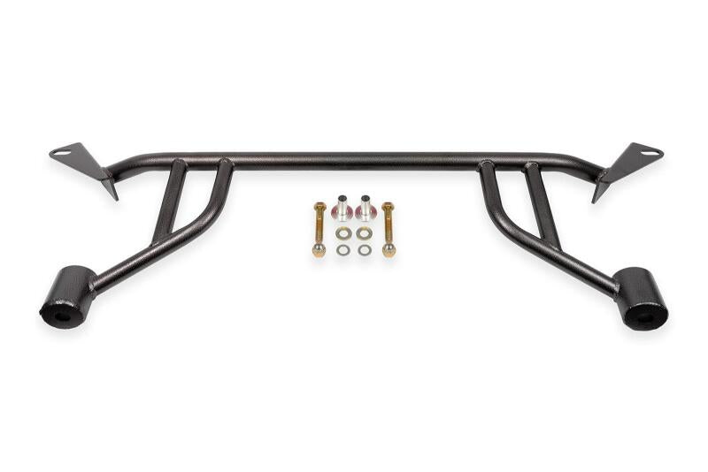BMR 24-25 Ford Mustang S650 Chassis Brace Front Subframe 4-point - Black Hammertone Chassis Bracing BMR Suspension