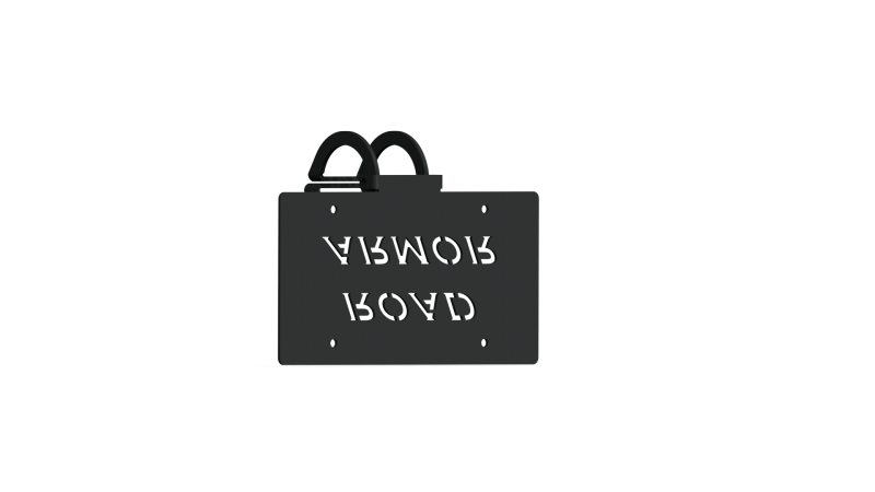 Road Armor 3.6in Offset Fairlead Mount - Tex Blk Light Mounts Road Armor