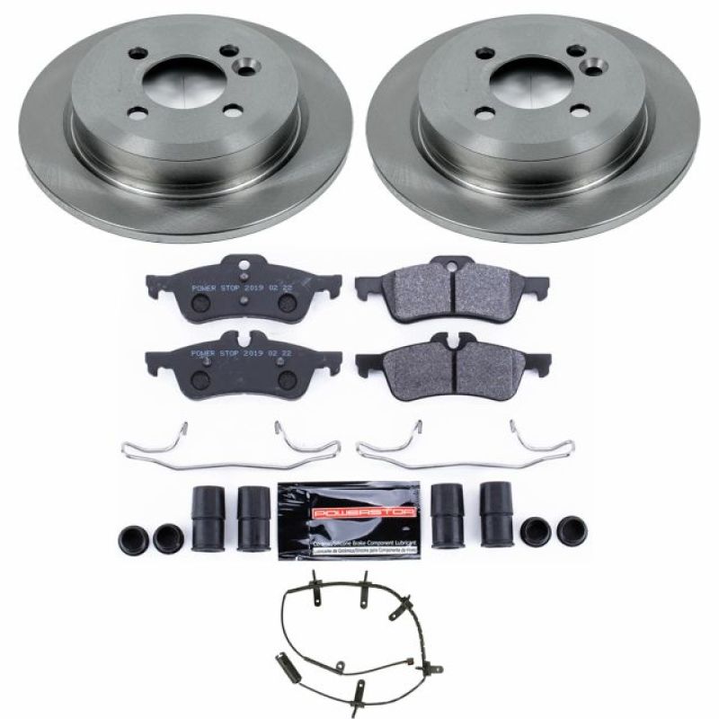 Power Stop 02-06 Mini Cooper Rear Track Day SPEC Brake Kit Brake Kits - Performance Blank PowerStop