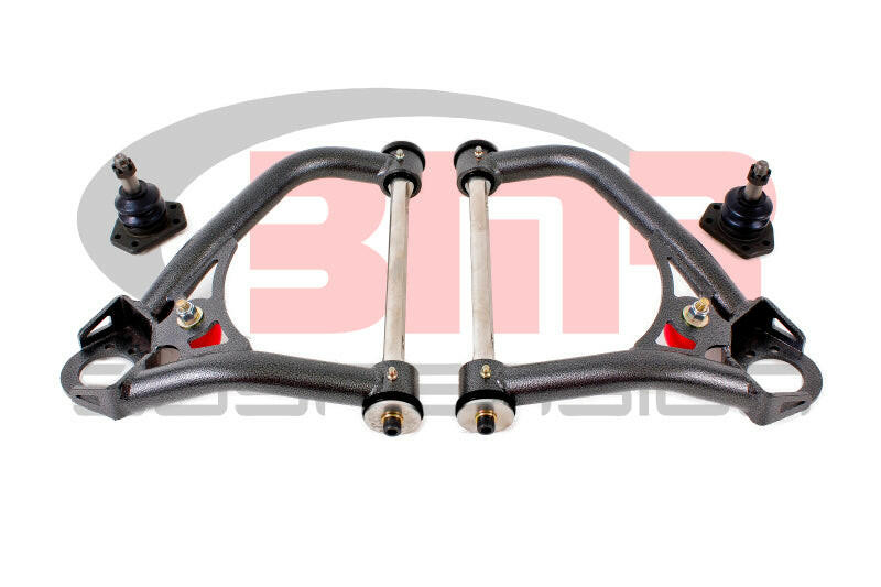 BMR 67-69 1st Gen F-Body Pro-Touring Upper A-Arms w/ Tall Ball Joint (Delrin) - Black Hammertone Control Arms BMR Suspension