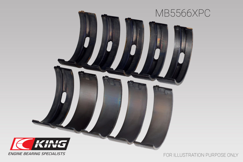 King Engine Bearings Audi/VW ABL/ ADY/ AHH/ AKS (Size 0.25) Main Bearing Set Bearings King Engine Bearings