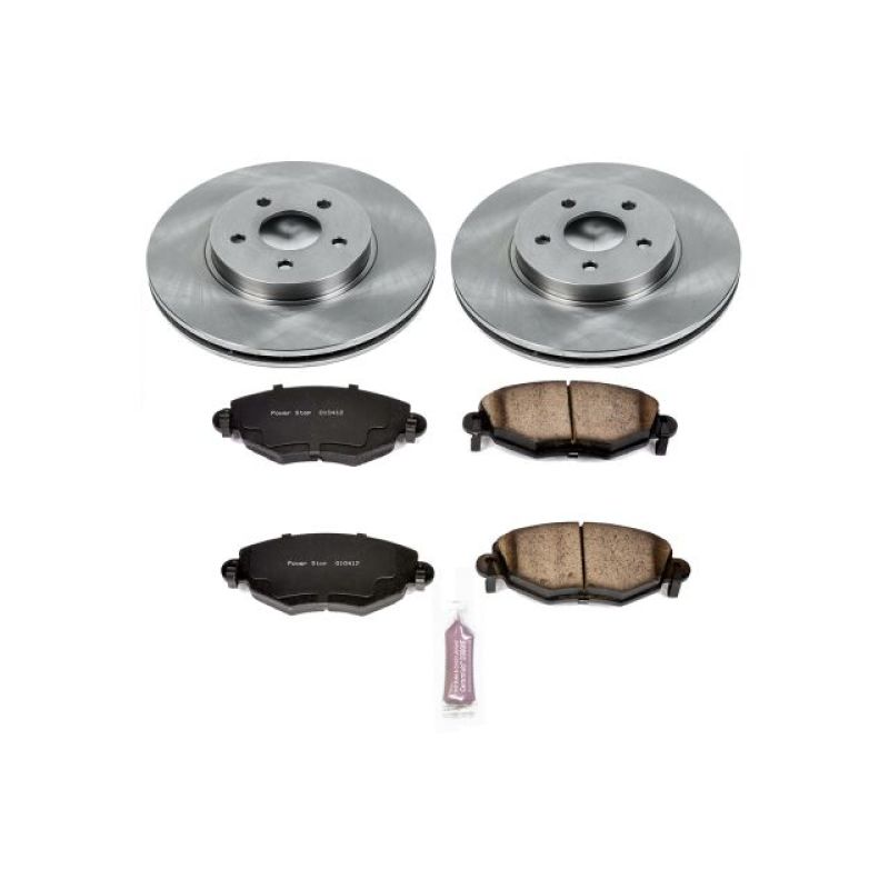 Power Stop 02-08 Jaguar X-Type Front Autospecialty Brake Kit Brake Kits - OE PowerStop