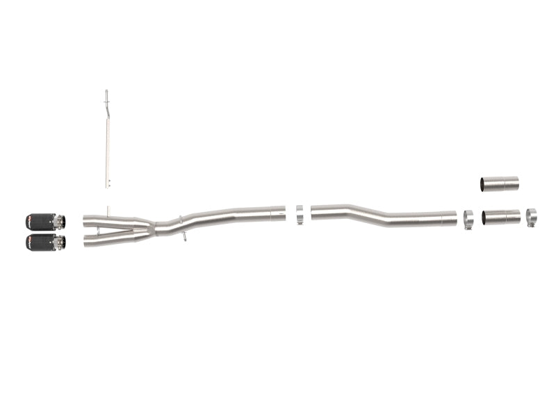 aFe 14-24 Mini Cooper S MACH Force-Xp 3in to 2-1/2in 304SS Cat-Back Exhaust w/ Carbon Fiber Tip Catback aFe