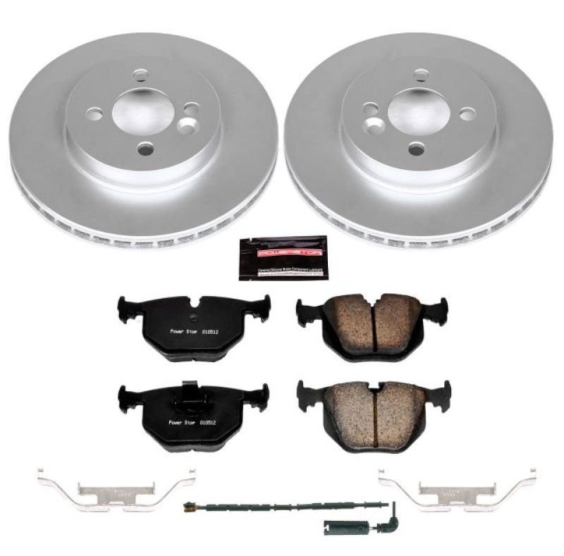 Power Stop 01-06 BMW 330Ci Rear Z23 Evolution Sport Coated Brake Kit Brake Kits - Performance D&S PowerStop