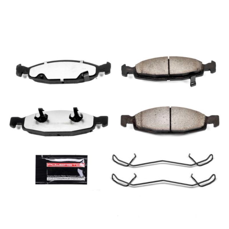 Power Stop 99-03 Jeep Grand Cherokee Front Z36 Truck & Tow Brake Pads w/Hardware Brake Pads - Performance PowerStop