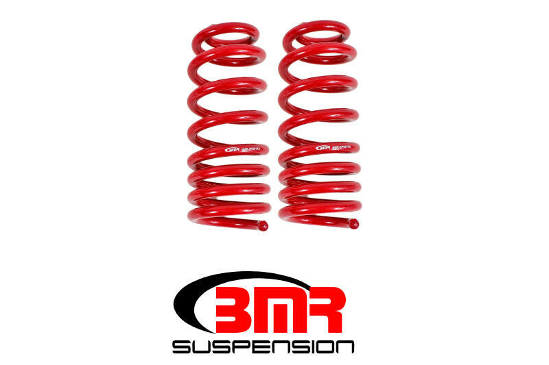 BMR 93-02 F-Body Front Handling Version Lowering Springs - Red Lowering Springs BMR Suspension