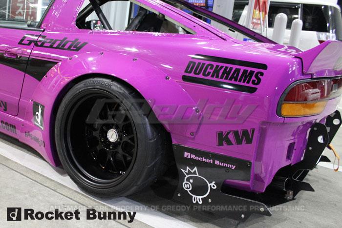 GReddy 89-93 Nissan 240SX Full Rocket Bunny 180/240SX Wide Body Aero Kit w/ Wing Body Kits GReddy