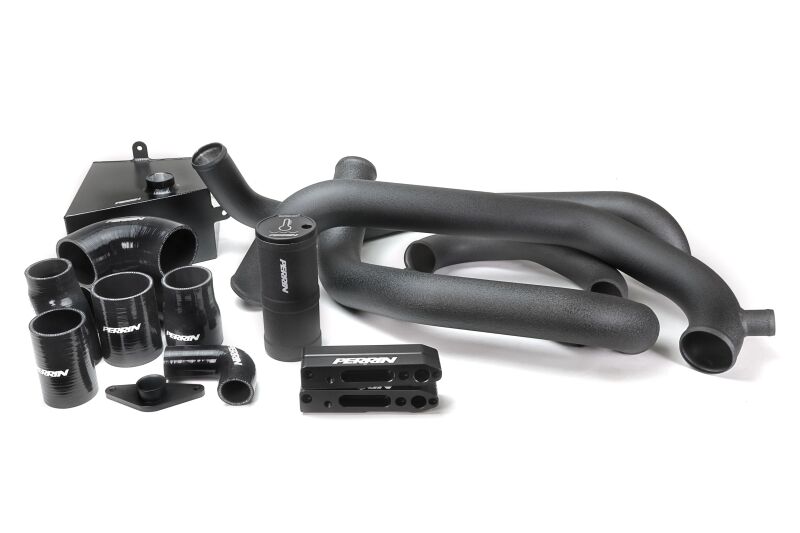 PERRIN 15-21 Subaru STI Front Mount Intercooler Boost Tube Kit - Black Intercooler Pipe Kits Perrin Performance