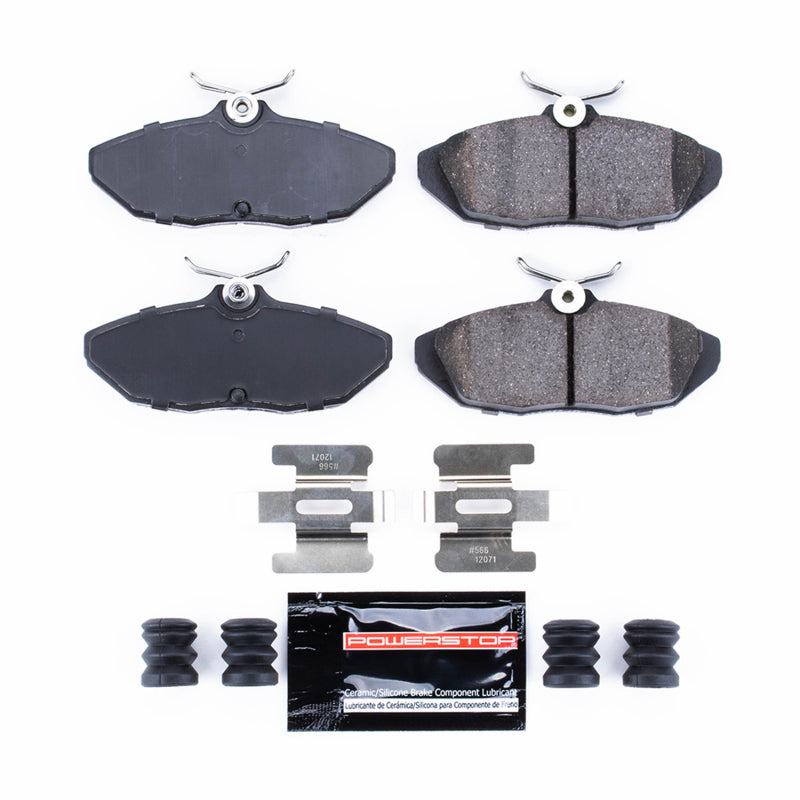 Power Stop 01-02 Dodge Viper Rear Z23 Evolution Sport Brake Pads w/Hardware Brake Pads - Performance PowerStop