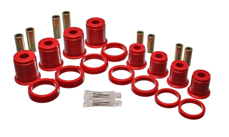 Energy Suspension 84-01 Jeep Cherokee/Wagoneer/Comanche 2WD Red Front Control Arm Bushings Bushing Kits Energy Suspension