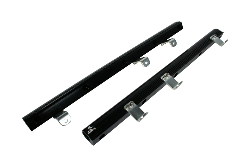 Aeromotive Fuel Rails - Chrysler 8.4L V10 Gen 4 - Black Anodized Fuel Rails Aeromotive