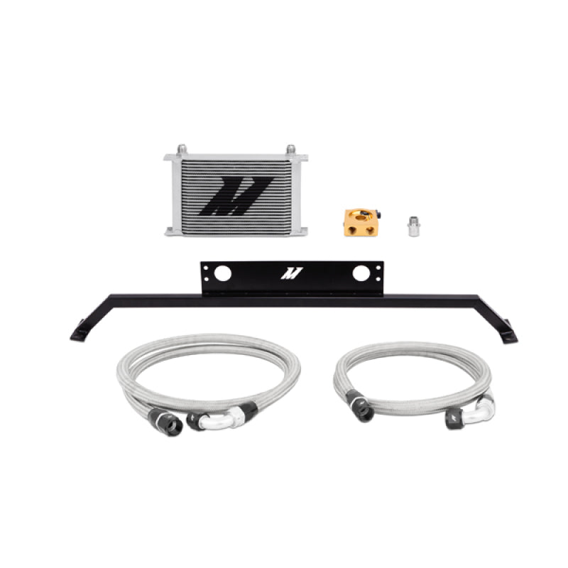 Mishimoto 11-14 Ford Mustang GT 5.0L Oil Cooler Kit - Silver Oil Coolers Mishimoto