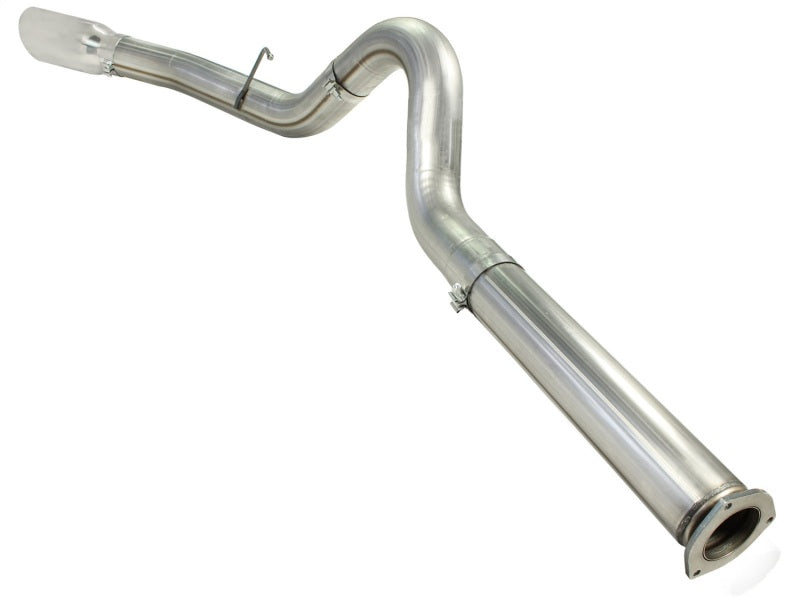 aFe MACHForce XP 5in DPF-Back Stainless Steel Exh Sys, polished tip,Ford Diesel Trucks 11-14 V8-6.7L DPF Back aFe