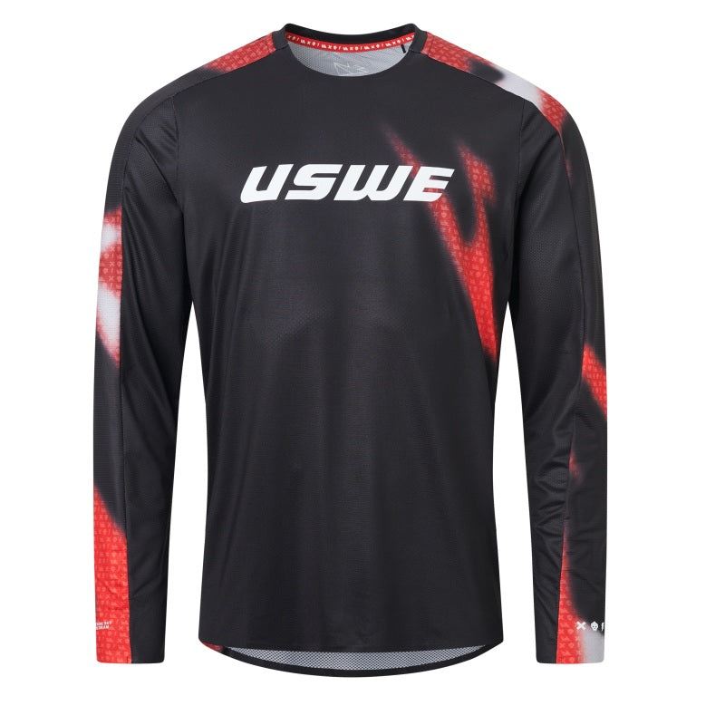 USWE Kalk Off-Road Jersey Adult Flame Red - Medium Shirts USWE