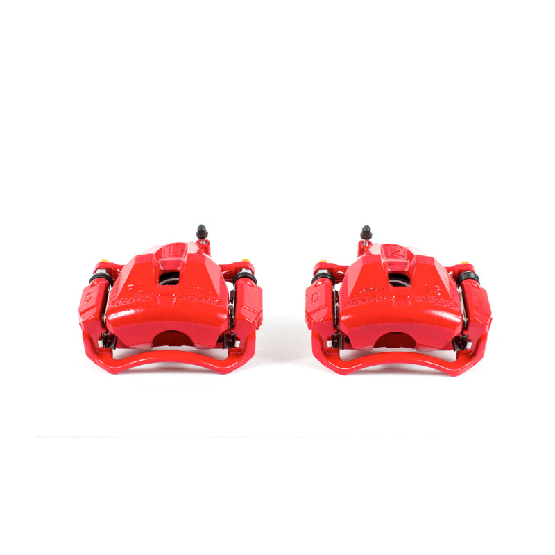 Power Stop 05-15 Toyota Tacoma Front Red Calipers w/Brackets - Pair Brake Calipers - Perf PowerStop