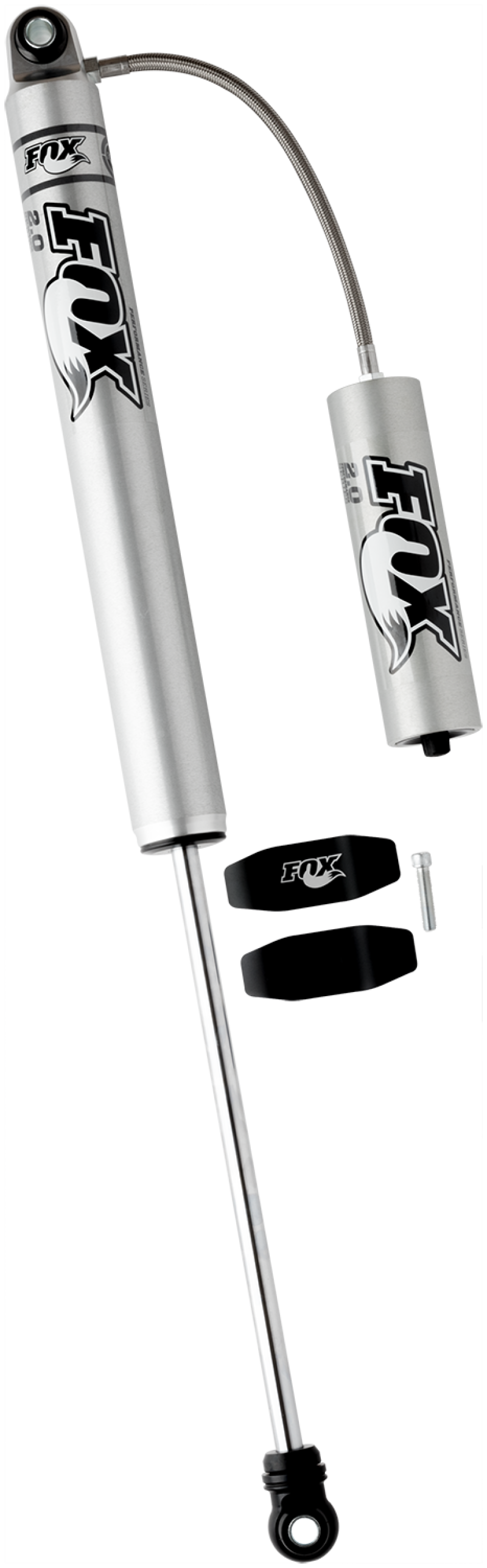 Fox 99+ Chevy HD 2.0 Performance Series 14.1in. Smooth Body Remote Res. Rear Shock / 7-10in. Lift Shocks and Struts FOX