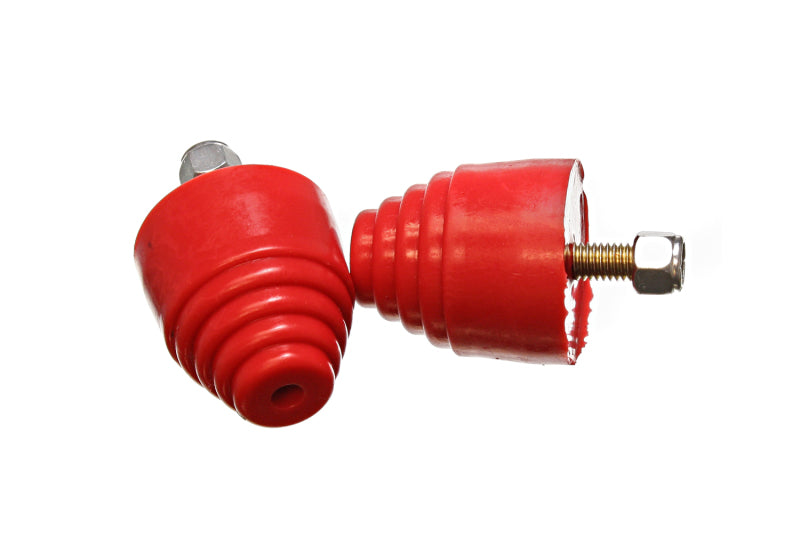 Energy Suspension All Purpose Red Bump Stop Set 2 1/8 inch Tall / 2 inch dia. (2 per set) Bushing Kits Energy Suspension