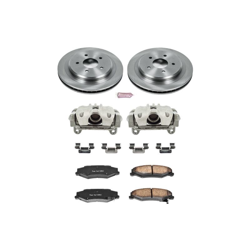 Power Stop 04-09 Cadillac XLR Rear Autospecialty Brake Kit w/Calipers Brake Kits - OE PowerStop