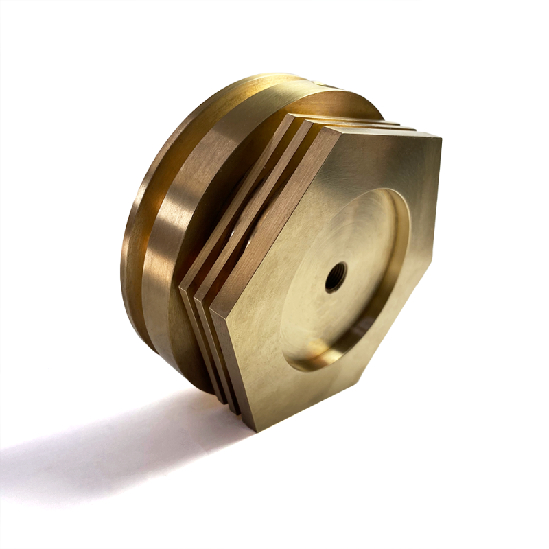 Ticon Industries Tig Aesthetics 3in Universal Vband Heat Sink w/ Purge - Tellurium Copper Flanges Ticon