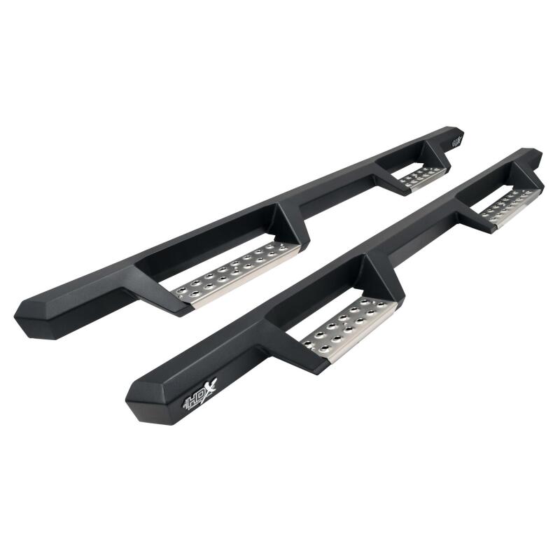 Westin 2024 Toyota Tacoma Double Cab HDX Stainless Drop Nerf Step Bars - Textured Black Nerf Bars Westin