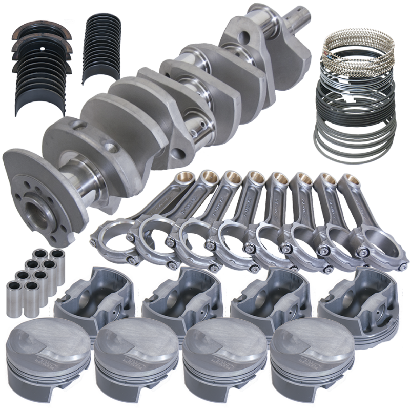 Eagle Chevy 454 4.250in Crank 6.385in I-Beam Rods 18cc Dome 4.350in Pistons Rotating Assembly Rotating Assemblies Eagle