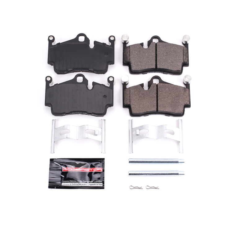 Power Stop 17-18 Porsche 718 Boxster Rear Z23 Evolution Sport Brake Pads w/Hardware Brake Pads - Performance PowerStop