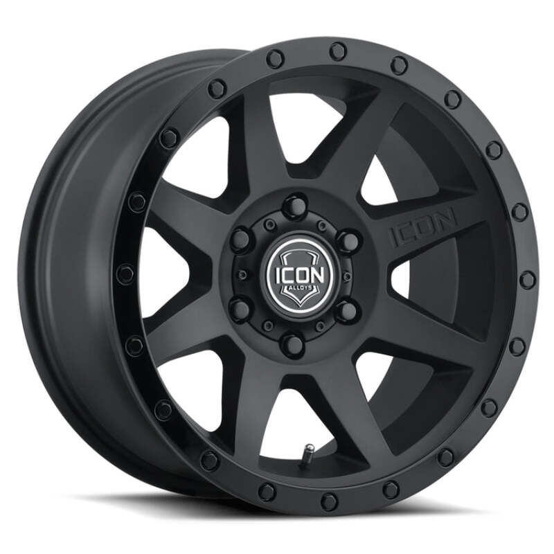 ICON Rebound 20x9 / 5x150 / 16mm / 5.625in BS Double Black Wheel Wheels - Cast ICON