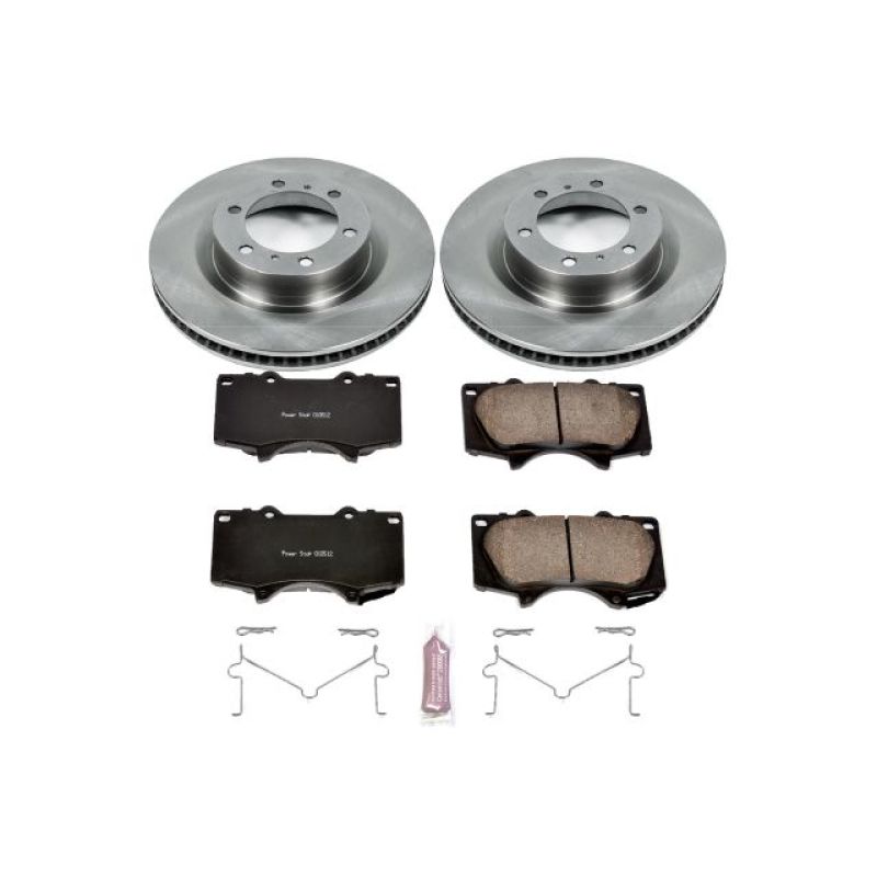 Power Stop 10-19 Lexus GX460 Front Autospecialty Brake Kit Brake Kits - OE PowerStop