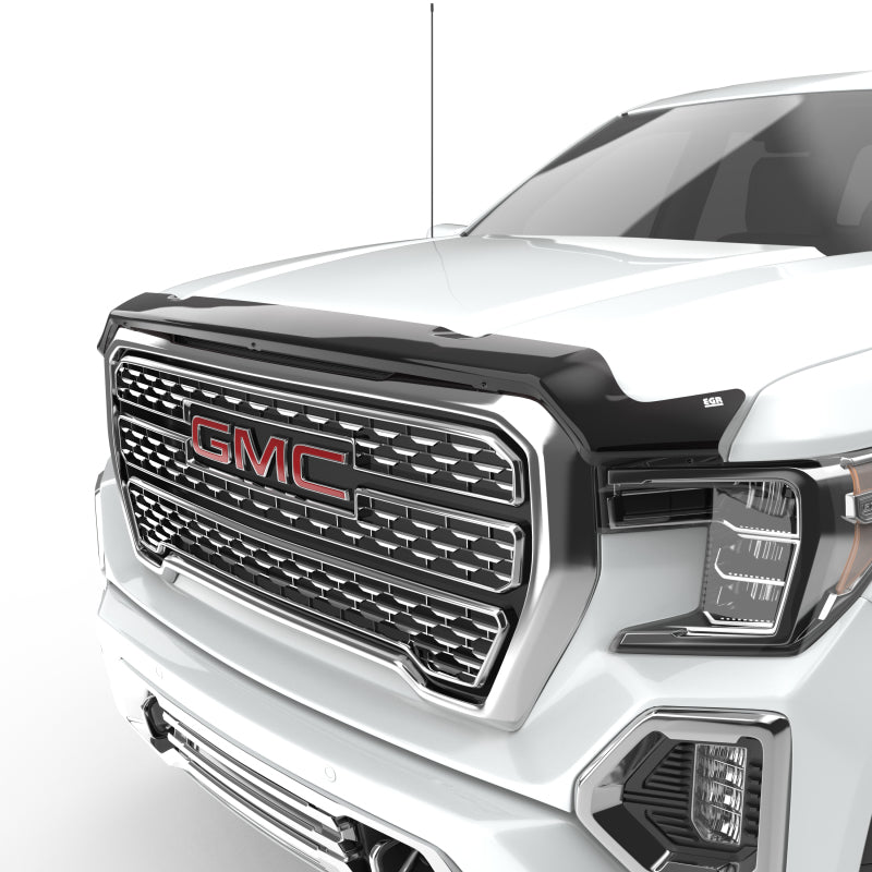 EGR 2019 GMC Sierra Superguard Hood Shield (301791) - Dark Smoke Hood Deflectors EGR