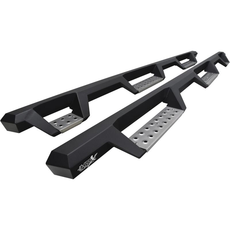 Westin 2020 Chevy Silverado 2500/3500 Crew Cab (8ft Bed) W2W Nerf Step Bars - Textured Black Nerf Bars Westin