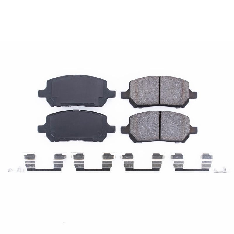 Power Stop 05-10 Chevrolet Cobalt Front Z17 Evolution Ceramic Brake Pads w/Hardware Brake Pads - OE PowerStop