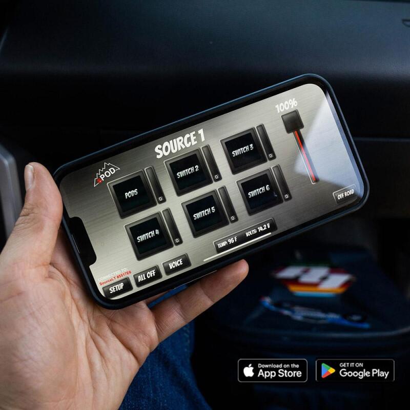 sPOD 03-06 Jeep Wrangler TJ/LJ SourceLT Wireless Switch Controller Switch Panels SPOD