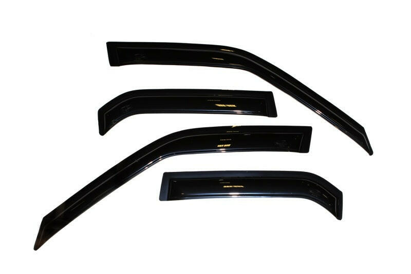 AVS 88-92 Toyota Corolla Ventvisor Outside Mount Window Deflectors 4pc - Smoke Wind Deflectors AVS