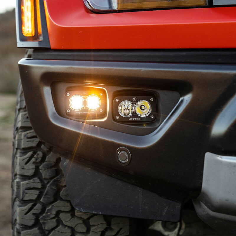 Baja Designs 21+ Ford Raptor S2 SAE Pro Fog Pocket Light Kit Fog Lights Baja Designs