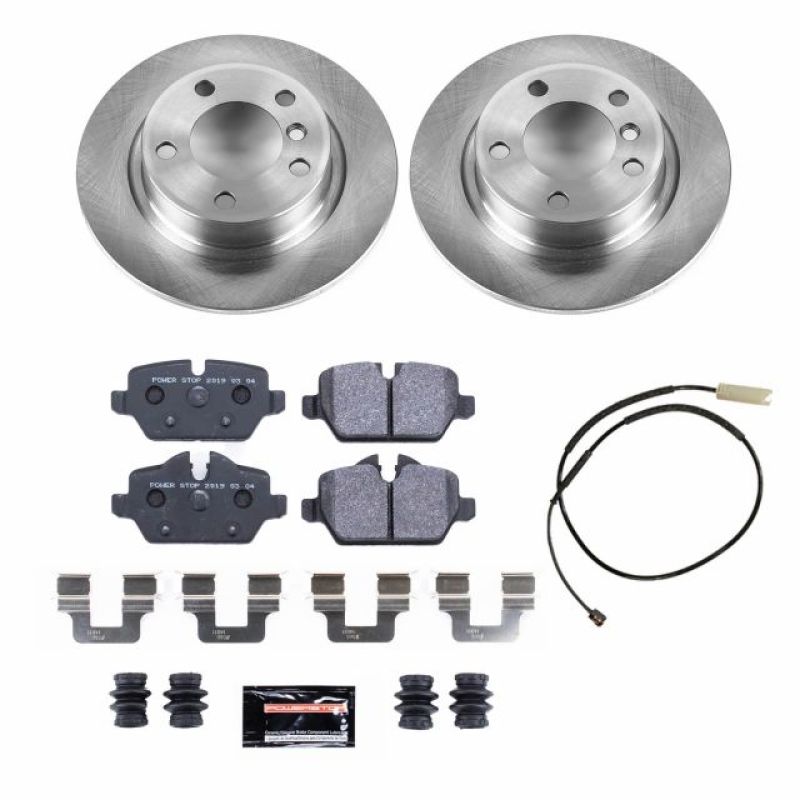 Power Stop 11-16 Mini Cooper Countryman Rear Track Day Brake Kit Brake Kits - Performance Blank PowerStop