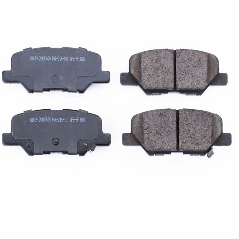 Power Stop 14-16 Mazda 3 Rear Z16 Evolution Ceramic Brake Pads Brake Pads - OE PowerStop