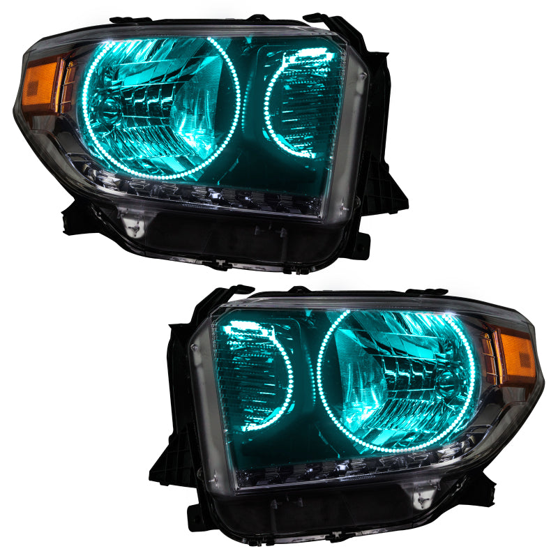 Oracle 14-17 Toyota Tundra SMD HL - Dual Halo Kit - ColorSHIFT w/ BC1 Controller Headlights ORACLE Lighting