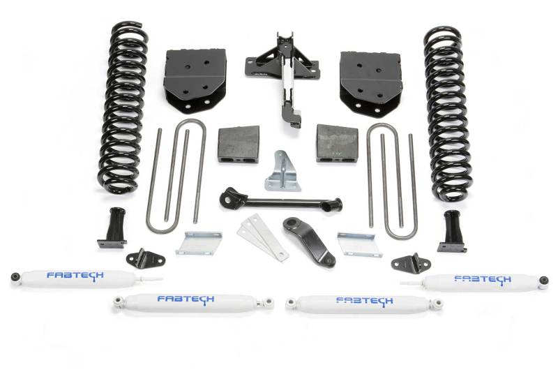 Fabtech 08-16 Ford F250/F350 4WD 4in Basic Sys w/Perf Shks Lift Kits Fabtech