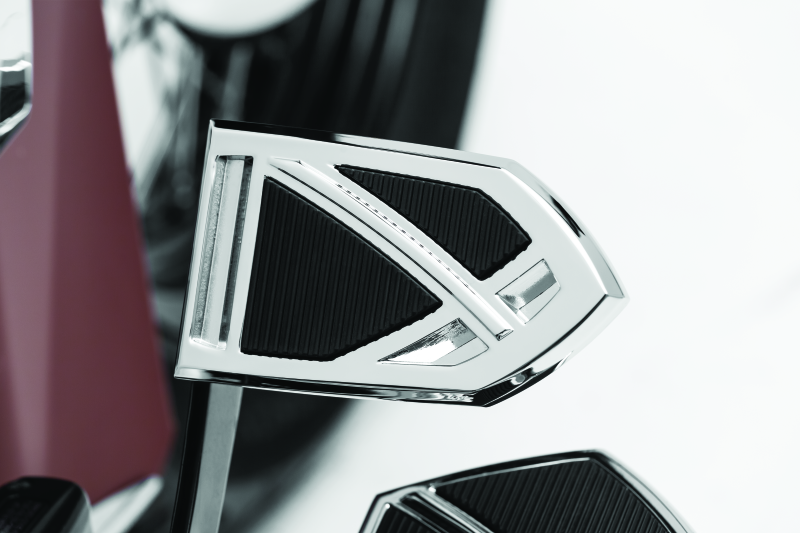 Kuryakyn Phantom Brake Pedal Pad For 18-Up FL Softails Chrome Pedals Kuryakyn