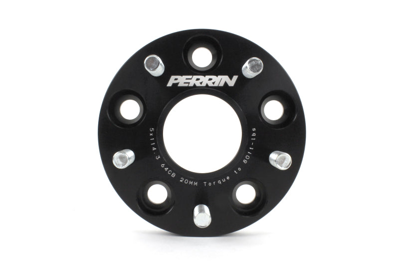 PERRIN 17-21 Honda Civic Si / 22-26 Acura Integra 64.1mm 5x114.3 Wheel Spacers 20mm - Pair Wheel Spacers & Adapters Perrin Performance