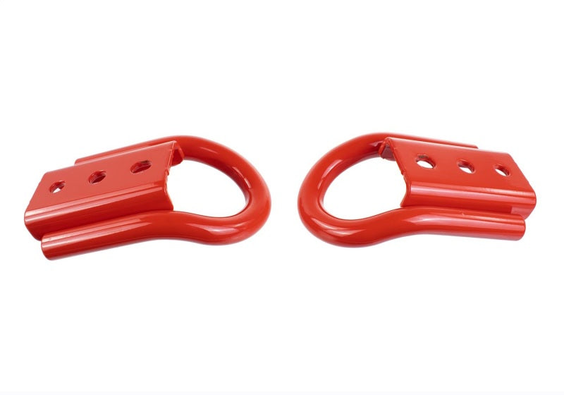 Ford Racing 21-23 Bronco Rear Tow Hook Pair - Red Tow Hooks Ford Racing