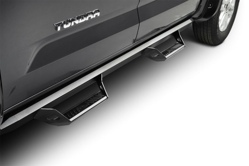 N-Fab 2022 Toyota Tundra Crew Max Cab All Beds SRW Predator Pro Steps Textured Black w/o Bed Access Nerf Bars N-Fab