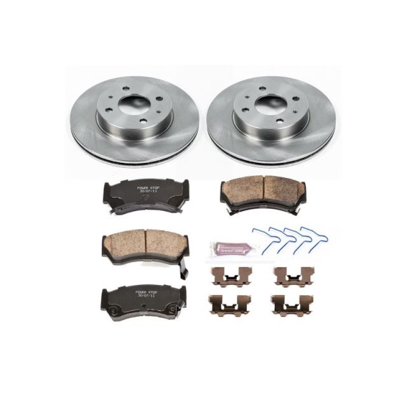 Power Stop 95-98 Nissan 200SX Front Autospecialty Brake Kit Brake Kits - OE PowerStop