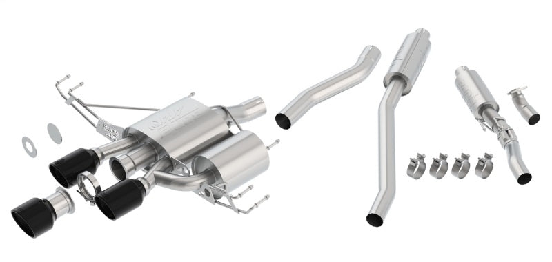 Borla 17-18 Honda Civic Type-R FK8 ATAK Cat-Back Exhaust w/ Ceramic Black Tips Catback Borla
