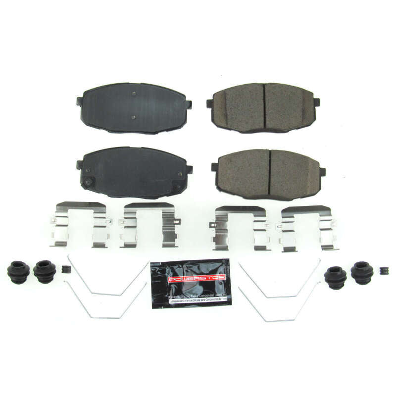 Power Stop 2017 Kia Soul Front Z23 Evolution Sport Brake Pads w/Hardware Brake Pads - Performance PowerStop