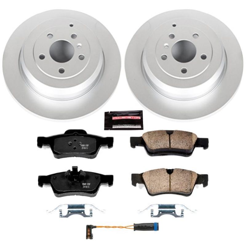 Power Stop 10-11 Mercedes-Benz ML450 Rear Z23 Evolution Sport Coated Brake Kit Brake Kits - Performance D&S PowerStop