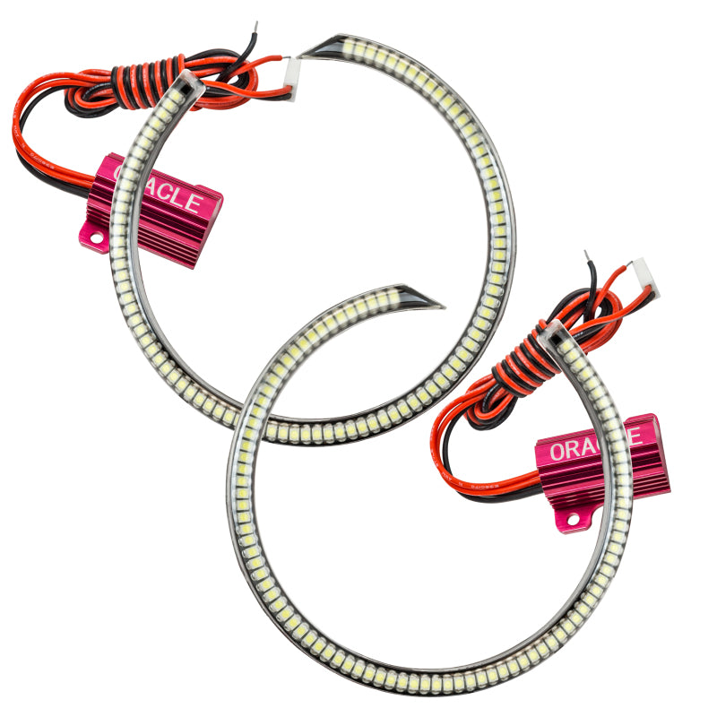 Oracle Ford Mustang 10-13 WP LED Fog Halo Kit (Grille Style) - White Fog Lights ORACLE Lighting