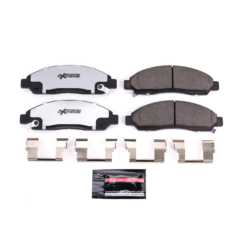 Power Stop 04-08 Chevrolet Colorado Front Z36 Truck & Tow Brake Pads w/Hardware Brake Pads - Performance PowerStop